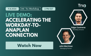 Accelerating The Workday To Anaplan Connection Workshop Graphic
